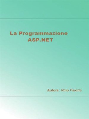 cover image of La programmazione ASP.NET